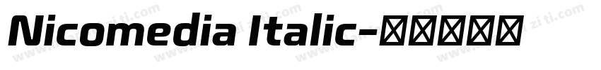 Nicomedia Italic字体转换